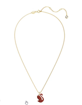 Swar*vski - Iconic Swan pendant Swan, Medium, Red, Gold-tone plated - 5647872